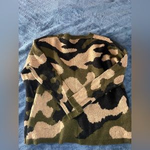 Fab’rik Camo Knit Sweater